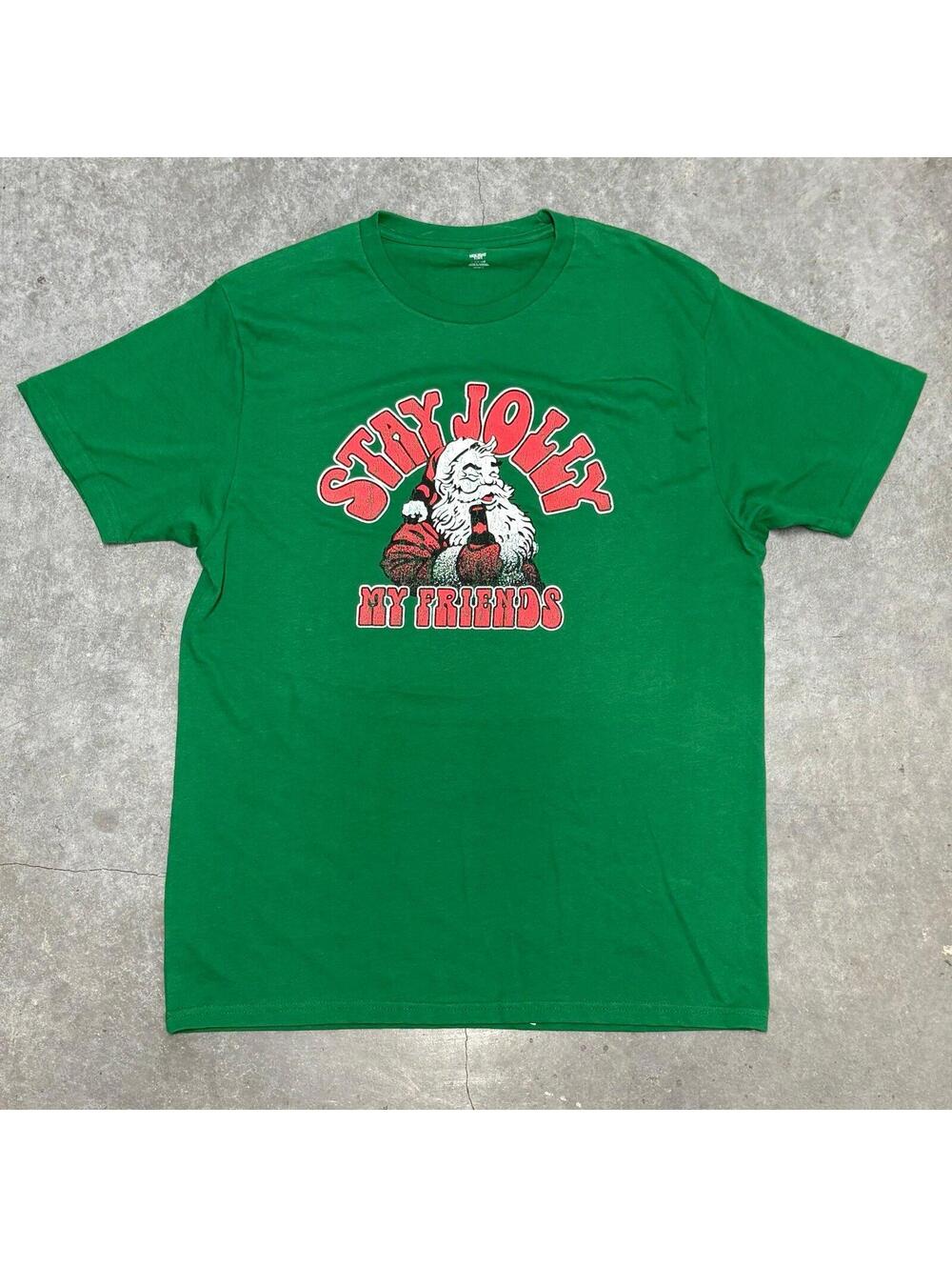 Holiday Time Santa Stay Jolly Christmas T Shirt